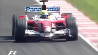 F1 Spain 2005 FP4   Kimi, Ralf, Schumi & Montoya last sector mix!