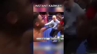 KARMA HIT SO FAST WHEN YOU SHOWBOAT🤣😅 #highlights #boxinghighlights #boxingfight #boxing