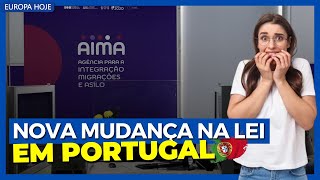 NOVA MUDANÇA NA LEI EM PORTUGAL