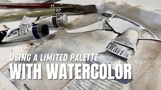 Watercolor painting with only two colors! [in depth tutorial]