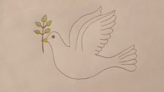 Como Dibujar Una Paloma🕊️🕊️🕊️