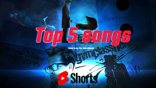 Top 5 trending songs on You Tube.