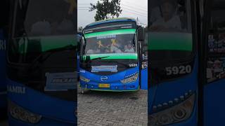 Telolet Basuri Bus Blue Shylo Damri #travelojol #shorts #yearofyou #basuri #telolet #teloletbasuri