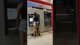 ATM watch dog 🤣🤣🤣#shorts