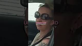 Drunk female driver with glasses upside down. #shorts #police #cops #truecrime #viral