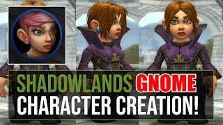 NEW Shadowlands Gnome Character Creation Options