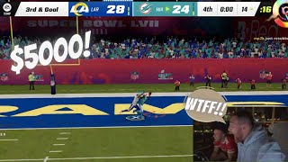 LosPollosTV Has INSANE $5K Wager VS RAF On NEW MADDEN NFL 23!! (GAME 1)