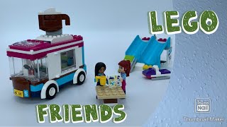 Lego Friends 41319 - Kakaowagen im Wintersportort - Hot Chocolate Van - Stop Motion - time lapse