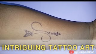 #12 Canvas Chronicles: Gel Pen Tattoo Adventures #tattoo #tattootrends #satisfyingart #tattooart