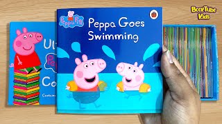 🐷PEPPA PIG : PEPPA GOES SWIMMING 41 | Kids Books Read Aloud | Peppa Pig Story time