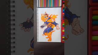 Drawing🔥Endeavor🔥from my hero😈academia! #shorts #anime #tiktok #global