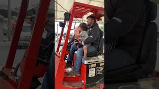 Learning how to drive the forklift