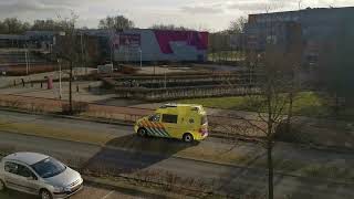 A1 Ambulance 02-140 Leeuwarden met spoed naar het MCL