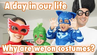 Day in our life | Why are we in costumes? | Family Vlog | Purim Celebration