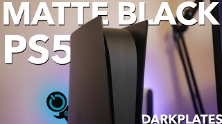 The Matte Black PS5: Unboxing, Setting up, and First Look at Darkplates from dbrand