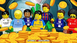 Top 10 Highest Paid Football Players In 2023 💰⚽ in Lego