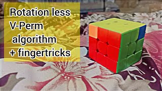 Best V-Perm algorithm with fingertricks #rubikscube #pakistan #speedcubing #viral #speedcubing