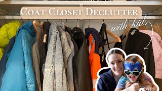 Decluttering my Coat Closet| Big Reset|Decluttering 4 seasons|RAW