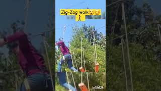 Zig zag walk #adventure #zigzag #trending #shortvideo #youtube #dailyvlog #trendingshorts #shorts