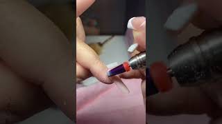 #nails #short Satisfying 😮‍💨 #nails #nailsartvideos #nailtech #acrylicnails #v