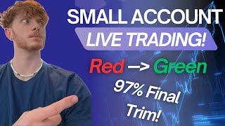 Live Trading A Fair Value Gap With A Small Account! - 10/9/24