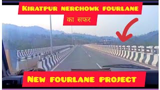 Kiratpur Nerchowk Fourlane scenic view  😍 New Fourlane work update @hp24trucklife