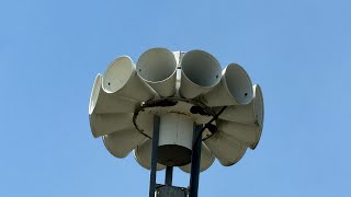 Federal Signal STH-10A Short Alert Siren Testing Elmira ON Canada Lions Park