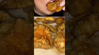 CRUNCHY FRIED CHICKEN #asmr #chicken