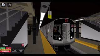 Operating a R179 (C) via (D) line to Tremont Av  (ROBLOX)