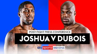 POST-FIGHT PRESS CONFERENCE! 👊 | Anthony Joshua v Daniel Dubois