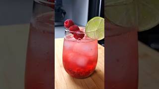 Raspberry Lime Mocktail | Refreshing Summer Drink #cocktail