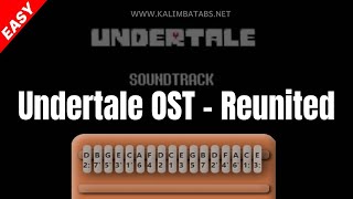 Undertale OST - Reunited (Intro) | Kalimba Tutorial / Tabs [EASY]