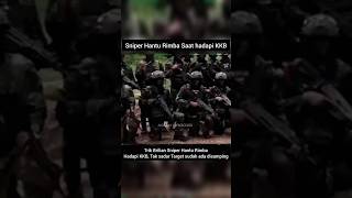 Sniper Hantu Rimba Hadapi KKB #tni #sniper #indonesia #shorts