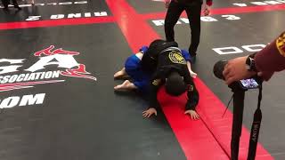 Got my butt kicked - 7 Year Old White Belt Vs. 17-0 Grey Belt First Tournament