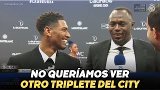 BELLINGHAM y USAIN BOLT en los PREMIOS LAUREUS