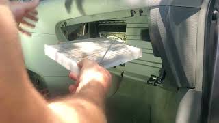 How to change a cabin air filter on a 2015 Toyota Sienna