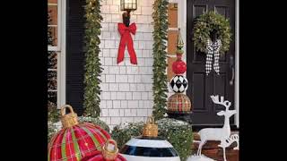 beautiful outdoor Christmas decoration ideas