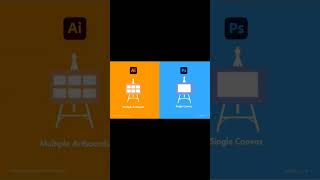 illustrator vs Photoshop.👍 #photoshop #adobeillustrator #designtutorial #graphicdesigntutorial