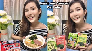 WORLDFOODSINC RAMEN AND SEAWEED FOOD REVIEW|FOOD VLOG| I’m a Happy Mom PH