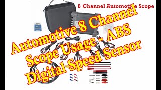 ABS Digital Speed Sensor testing | Automotive 8 Channel Scope Usage