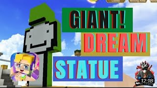 HOW TO BUILD DREAM STATUE IN BLOCKMANGO SKYBLOCK