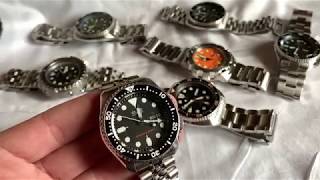 SEIKO SKX007 change date discs 7s26 from white to black.