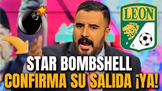 💥¡URGENTE! ¡FILTRADO ESTE AHORA! ¡ÍDOLO ACABA DE DECIR ADIÓS! NOTICIAS DEL CLUB LEON