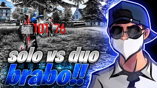 BAGACEI NESSA PARTIDA SOLO VS DUO!!DEI BOOYAH?