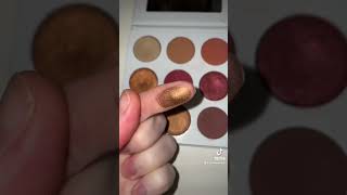 Kylie Cosmetics Burgundy Eyeshadow Palette Swatches!!!