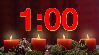 1 Minute Christmas Countdown Timer