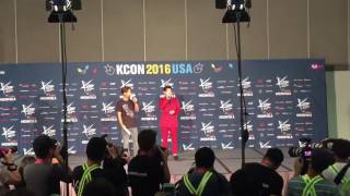 [Fancam] 160731 Eric Nam Red Carpet (and red suit) KCON LA 2016