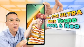 Rương Công Nghệ đòi BÁN S24 Ultra để mua chiếc máy 4,6 TRIỆU này? Tecno Pova 6 Neo