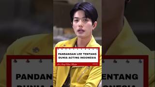 Pandangan Lee tentang dunia acting Indonesia !! #leejeonghoon #fyp