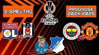 3. SPIELTAG EUROPA LEAGUE PROGNOSE 2024/2025! / FC Porto gegen TSG Hoffenheim